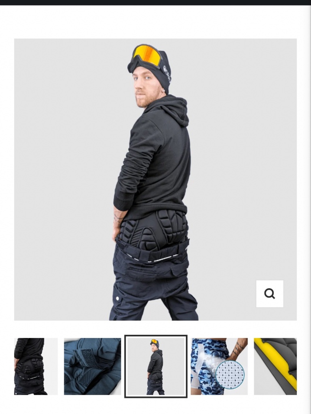 Rippl Snowboard and Ski Impact Shorts